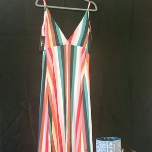 Lulu striped maxi dress